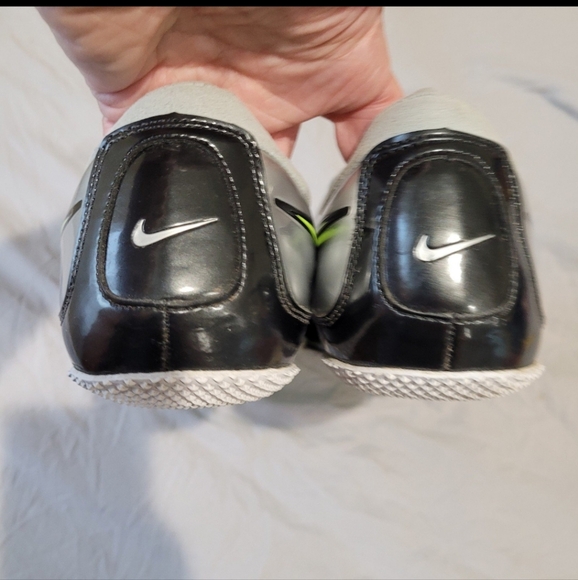 Nike Rival Track/Field Running Spike shoes Men's SZ 11 Silver neon green black - Picture 10 of 11